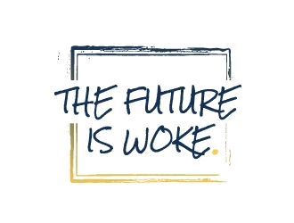 THE FUTURE IS WOKE. logo design by akilis13