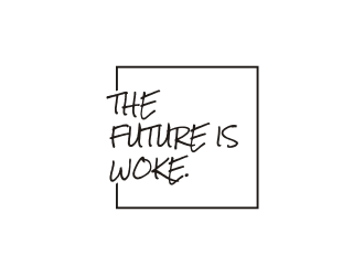 THE FUTURE IS WOKE. logo design by blessings