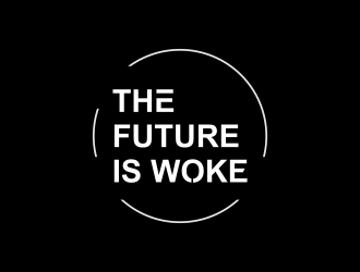 THE FUTURE IS WOKE. logo design by kopipanas