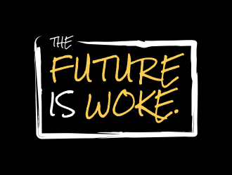 THE FUTURE IS WOKE. logo design by done