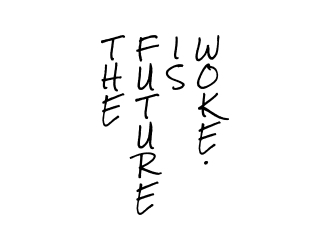 THE FUTURE IS WOKE. logo design by excelentlogo