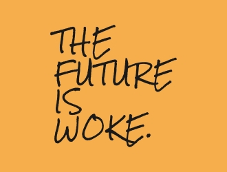 THE FUTURE IS WOKE. logo design by excelentlogo