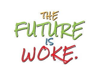 THE FUTURE IS WOKE. logo design by excelentlogo