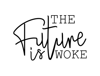 THE FUTURE IS WOKE. logo design by Aslam