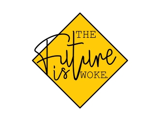 THE FUTURE IS WOKE. logo design by Aslam
