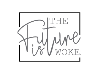THE FUTURE IS WOKE. logo design by Aslam