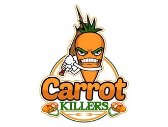 Carrot Killers logo design by DreamLogoDesign