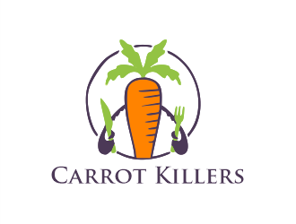 Carrot Killers logo design by Gwerth
