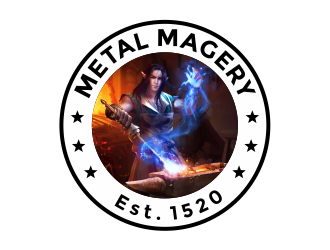 METAL MAGERY logo design by Girly