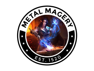 METAL MAGERY logo design by Girly