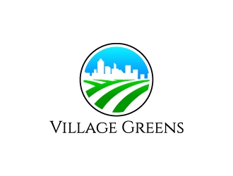 Village Greens logo design by sakarep