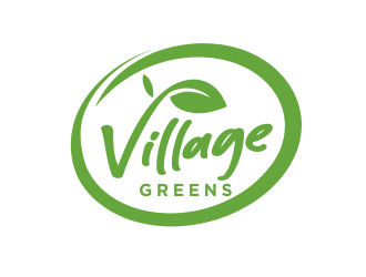 Village Greens logo design by YONK