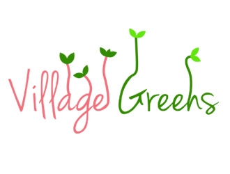 Village Greens logo design by damlogo
