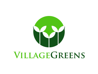 Village Greens logo design by lexipej