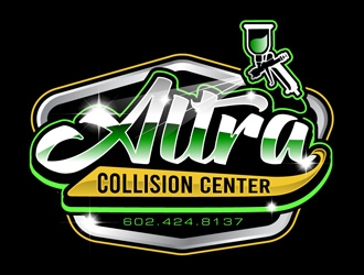 Altra Collision Center logo design by DreamLogoDesign