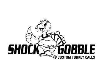 Shock Gobble Custom Turkey Calls  logo design by haze