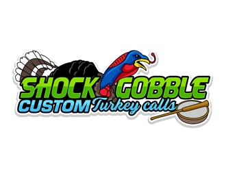 Shock Gobble Custom Turkey Calls  logo design by DreamLogoDesign