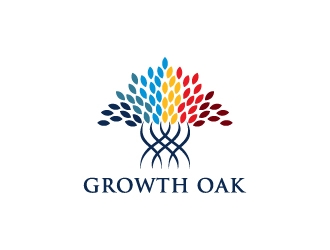Growth Oak logo design by sakarep
