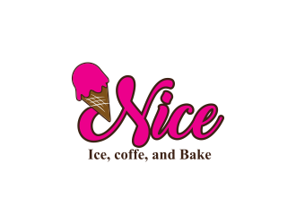 NIce (Ice, coffe, and Bake) logo design by scolessi