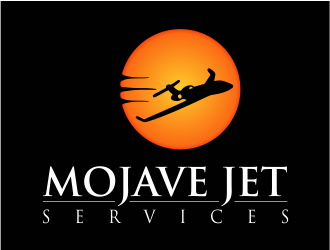 Mojave Jet Services logo design by up2date