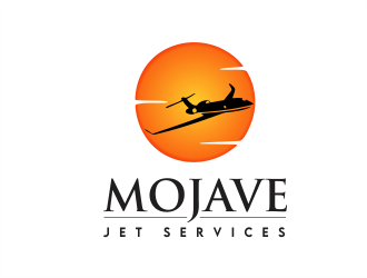 Mojave Jet Services logo design by up2date