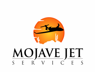 Mojave Jet Services logo design by up2date