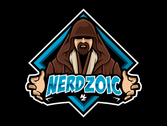 Nerdzoic logo design by jm77788