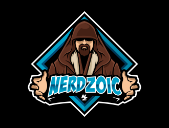 Nerdzoic logo design by jm77788