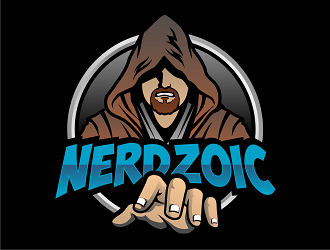 Nerdzoic logo design by haze