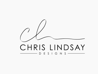 Chris Lindsay Designs logo design by falah 7097