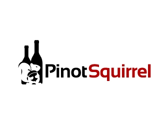 Pinot Squirrel logo design by jaize