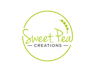 Sweet Pea Creations logo design by checx
