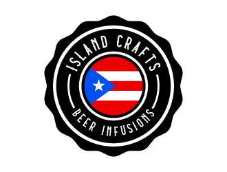Island Crafts Beer Infusions logo design by dibyo