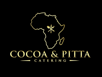 Cocoa & Pitta Catering (African Cuisine) logo design by PrimalGraphics
