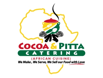 Cocoa & Pitta Catering (African Cuisine) logo design by jaize