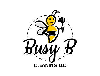 Busy B Cleaning logo design by haze