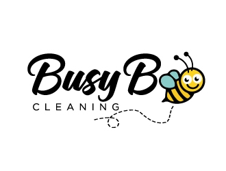 Busy B Cleaning logo design by AamirKhan