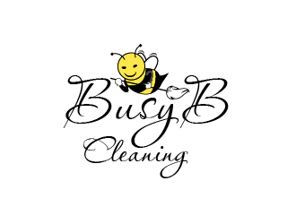 Busy B Cleaning logo design by BrightARTS
