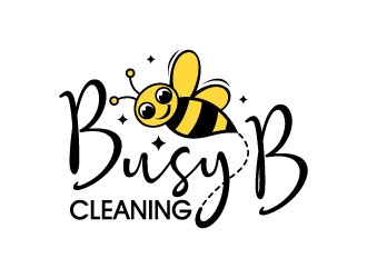 Busy B Cleaning logo design by invento