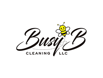 Busy B Cleaning logo design by enzidesign