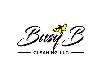 Busy B Cleaning logo design by enzidesign