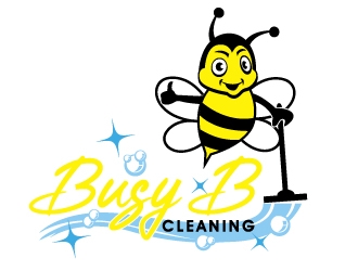 Busy B Cleaning logo design by PMG