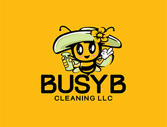 Busy B Cleaning logo design by enzidesign