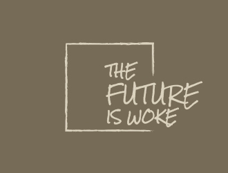 THE FUTURE IS WOKE. logo design by adm3