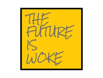 THE FUTURE IS WOKE. logo design by Aslam
