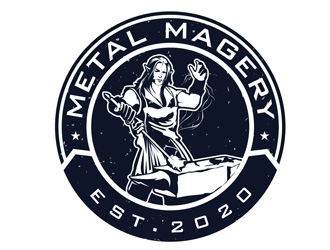 METAL MAGERY logo design by DreamLogoDesign