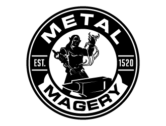 METAL MAGERY logo design by jaize