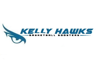 Kelly Hawks Basketball Boosters logo design by AamirKhan