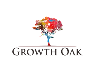 Growth Oak logo design by qqdesigns