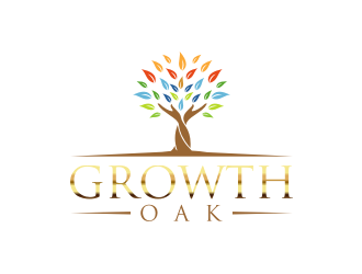 Growth Oak logo design by icha_icha